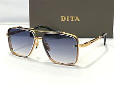 Gafas de sol Dita Mach-Six DTS121 62-01 oro metal aviador lente degradado gris oscuro, usado segunda mano  Embacar hacia Argentina