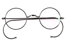 Antique 40mm Wire Rim Vintage Round Reading Glasses Eyeglass Frames Spectacles for sale  Shipping to South Africa