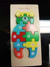 Bear wooden puzzle for sale  Morristown
