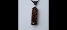 Black tourmaline pendant for sale  REDDITCH