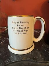 Vintage masonic tankard for sale  ELLESMERE PORT