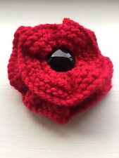 Red knitted poppy for sale  EASTLEIGH