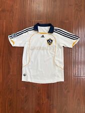 Camiseta deportiva Adidas LA Galaxy de David Beckham #23 2007-08 blanca para el hogar Herbalife, usado segunda mano  Embacar hacia Argentina