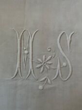 Drap ancien monogramme d'occasion  Brignoles