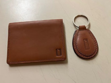 Hartmann Brown Leather Card Case & Matching Key Fob for sale  Shipping to South Africa