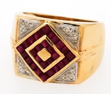 mens gold ruby ring for sale  Fort Lauderdale