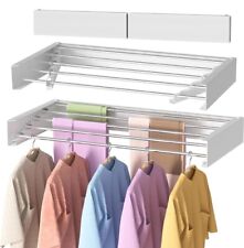Laundry Drying Rack Collapsible Wall Mounted Clothes Drying Rack 32 In Foldable  for sale  Shipping to South Africa