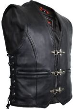 Rocker leather vest for sale  Shipping to Ireland