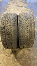 Used, 2 Tyres 255 55 18 109h  Pirelli Scorpion Winter Runflat Rsc No Repairs for sale  Shipping to South Africa