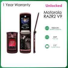 Teléfono Celular Abatible Desbloqueado Original Motorola RAZR2 V9 3G 2.0 MP 2 GB WCDMA 2.2 segunda mano  Embacar hacia Argentina