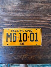 plate 1954 maryland license for sale  Carlsbad