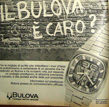 Pubblicita orologi bulova usato  San Giovanni La Punta