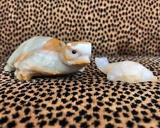 Onyx turtle figurines for sale  Alva