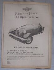 1978 panther lima for sale  DARWEN