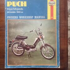 Used, Puch Maxi Workshop Manual Haynes for sale  Shipping to South Africa