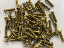 Brass round screws for sale  LEICESTER