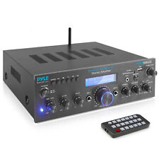 Receptor amplificador Bluetooth residencial Pyle PDA5BU.0 com rádio FM, MP3/USB/SD/AUX comprar usado  Enviando para Brazil