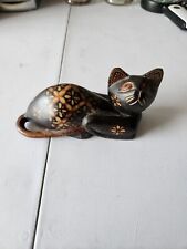 Painted wooden cat for sale  Burtonsville