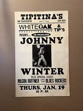 Póster de Johnny Winter, Mason Ruffner en Tipitina. Nueva Orleans, LA segunda mano  Embacar hacia Argentina
