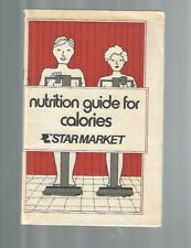 Guía de nutrición vintage para calorías Star Market tapa blanda 1984 muy RARA segunda mano  Embacar hacia Argentina