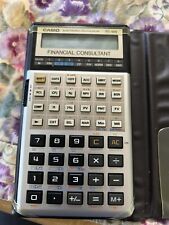 Calculadora financiera casio FC 100, usado segunda mano  Embacar hacia Argentina