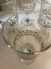 Christmas wine goblets for sale  Stockbridge
