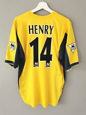 Maillot authentique Arsenal 1999/2000 away Henry shirt jersey maglia trikot  d'occasion  Gravelines