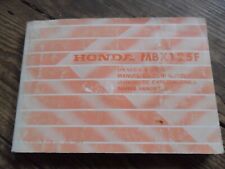 Honda mbx125f mbx for sale  IPSWICH