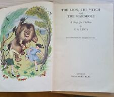The Lion Witch and Wardrobe C. S. LEWIS ~ First UK Edition 1st ~ 1950 Narnia CS comprar usado  Enviando para Brazil