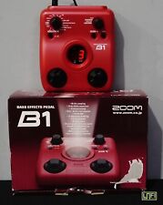 Pedal de efeitos múltiplos Zoom B1 baixo vermelho com caixa comprar usado  Enviando para Brazil