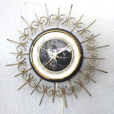 Vintage sunburst clock gebraucht kaufen  Horchheim
