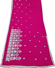 Vestido textil floreado sari vintage indio Georgette Sari tela diy SI22528 comprar usado  Enviando para Brazil