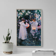 John Singer Sargent - Carnation Lily / Rose (1885) Poster Painting Art Print for sale  UK
