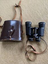 Vintage binoculars leather for sale  WORCESTER