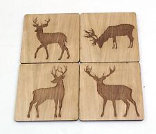 Deer coasters oak for sale  BARROW-IN-FURNESS