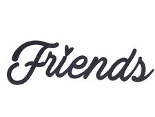 Friends word art for sale  Malakoff