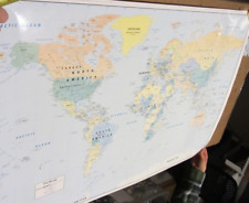 Póster Laminado Mapa del Mundo y Estados Unidos Lote de 2 mapas - 36 x 24 segunda mano  Embacar hacia Argentina