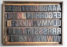 Letterpress woodtype sanserif for sale  SALTBURN-BY-THE-SEA