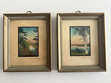 prints 2 framed landscape for sale  Jay