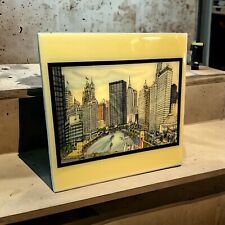 Grander Images 8" Art Tile Of The Chicago River Windy City na sprzedaż  Wysyłka do Poland