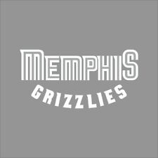 Memphis Grizzlies #3 logotipo del equipo de la NBA 1 color calcomanía de vinilo ventana de coche pared segunda mano  Embacar hacia Mexico