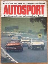 Autosport magazine aug for sale  LEICESTER