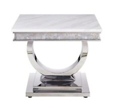 End table white for sale  Shipping to Ireland