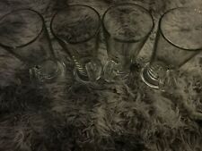 Latte glasses clear for sale  EPPING