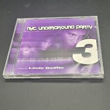 LOUIE DEVITO "NYC Underground 3" CD Ótimo EX Disc Club Mix Techno  comprar usado  Enviando para Brazil