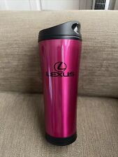 Lexus Logo Insulated Travel Tumbler Mug Burgundy color Leakproof for sale  Shipping to South Africa