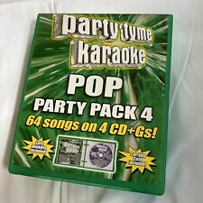 Party Tyme Karaoke - Pop Party Pack 4 CD Nuevo Sellado segunda mano  Embacar hacia Argentina