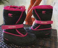 Sorel Flurry Children’s Girl’s Winter Snow Rain Waterproof Boots Sz 3 Brand New d'occasion  Expédié en France