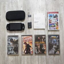 Consola Sony PSP-1001 EE. UU. Negra Paquete Original con 5 Juegos SIN PROBAR  segunda mano  Embacar hacia Argentina