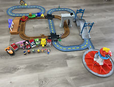 Paw Patrol Adventure Bay Mega Roll Track Complete Set Racers RoboDog Fig Lot HTF for sale  Shipping to South Africa